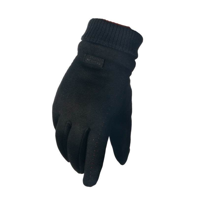 Suede gloves - Mubimart