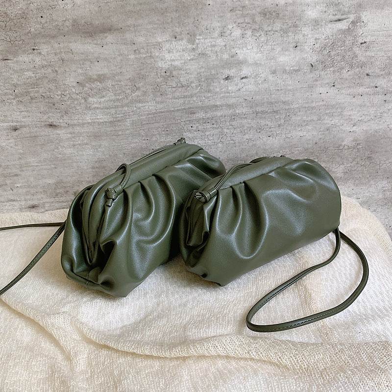 Women Simple Dumplings Messenger Bag - Mubimart