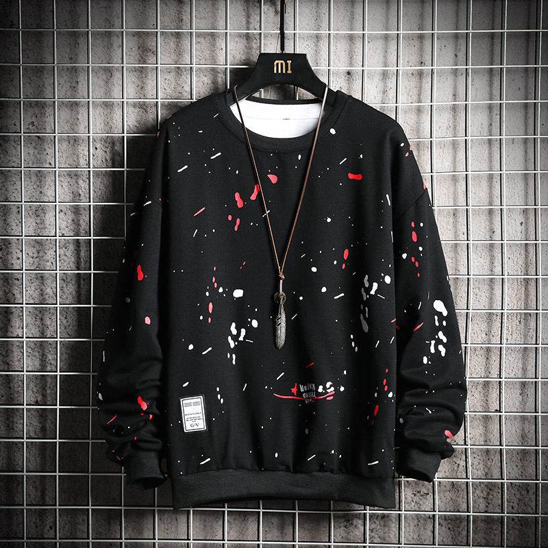 neue Trend Manner Hoodies Casual Solide Splice - Mubimart