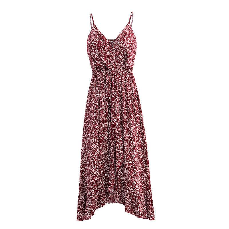 Bow floral camisole dress - Mubimart