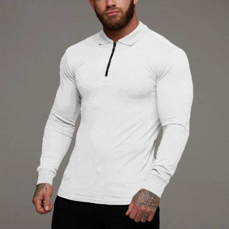 T Shirt Men Longsleeve Shirt Men Polo Shirt - Mubimart