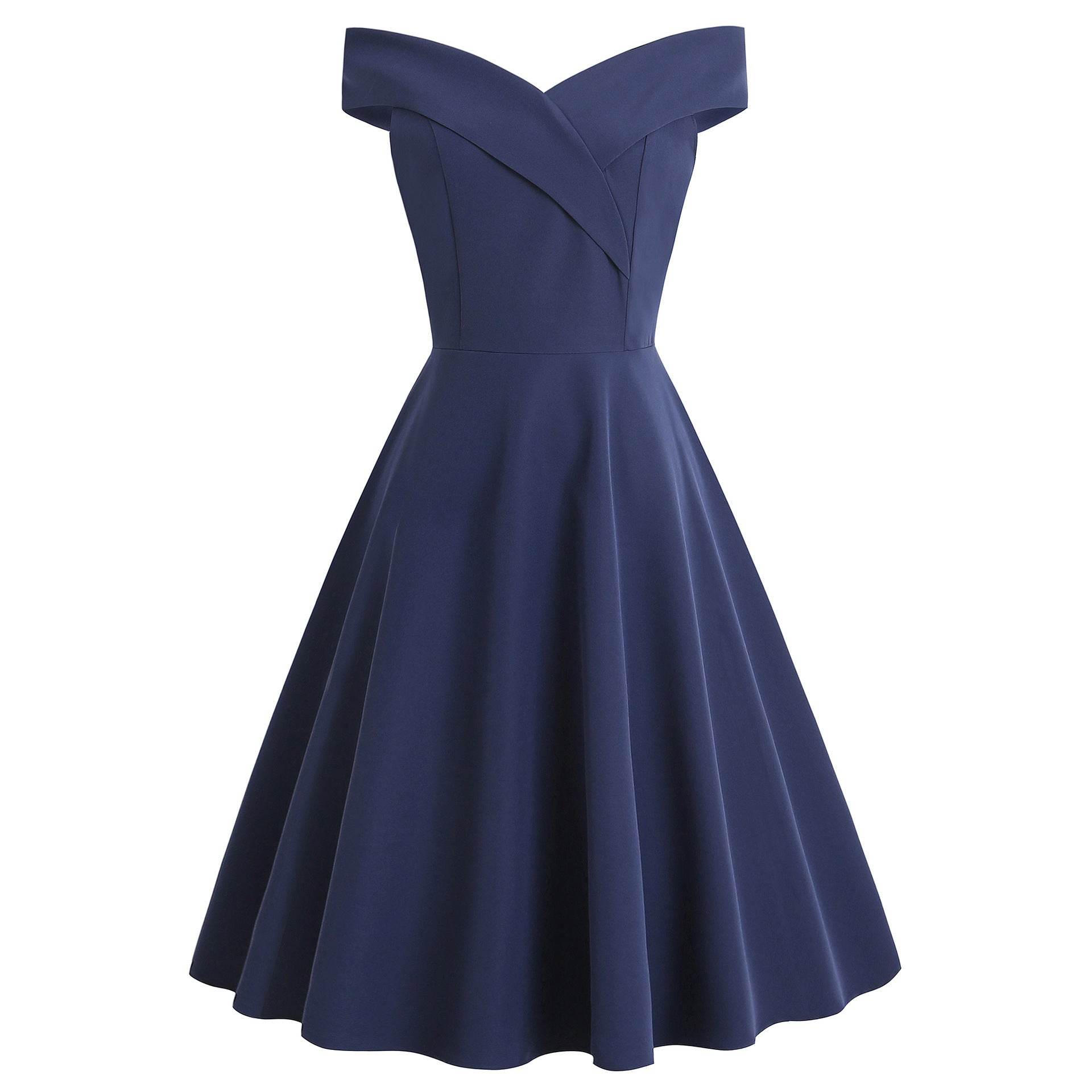 Vintage dress cocktail party dress - Mubimart