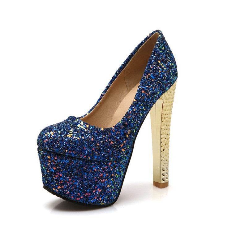 Super high stiletto platform high heels - Mubimart