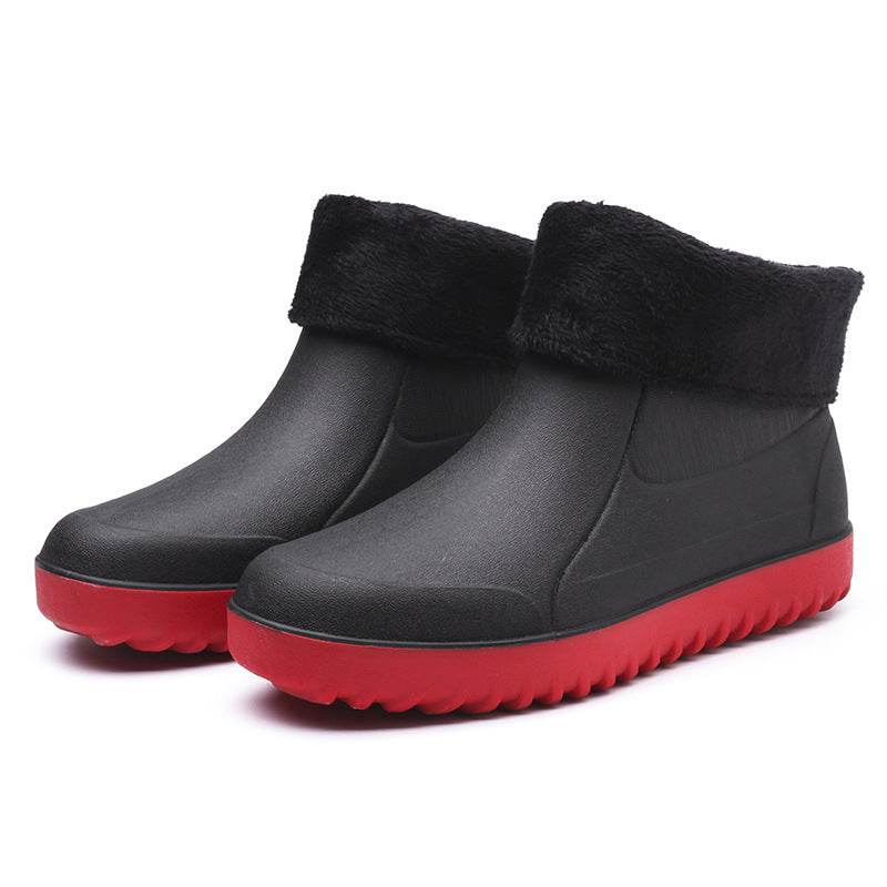 Men's Non-slip Waterproof Fashion Rain Boots - Mubimart