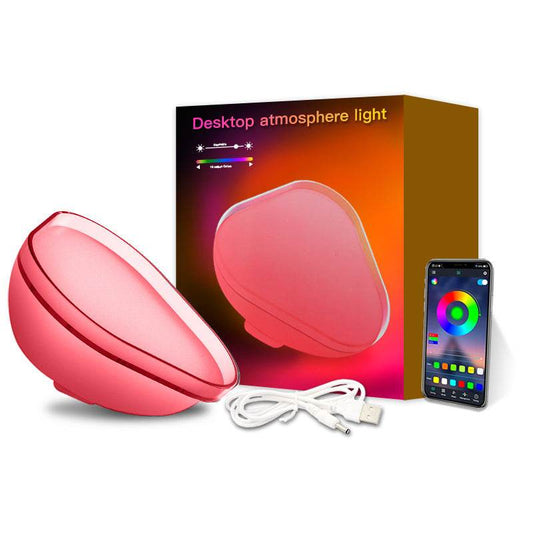 16 Colors Smart WiFi APP Control Night Light Bluetooth Desk Lamp Atmosphere Light For Home Bedroom Decoration - Mubimart