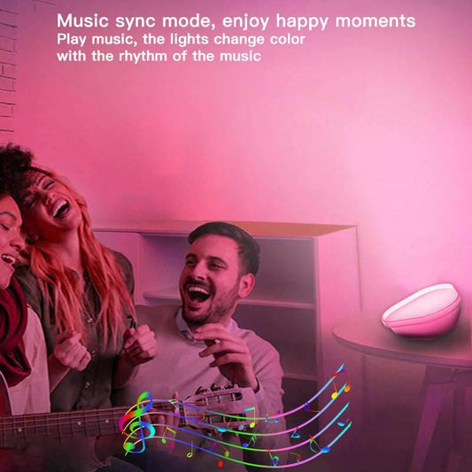 16 Colors Smart WiFi APP Control Night Light Bluetooth Desk Lamp Atmosphere Light For Home Bedroom Decoration - Mubimart