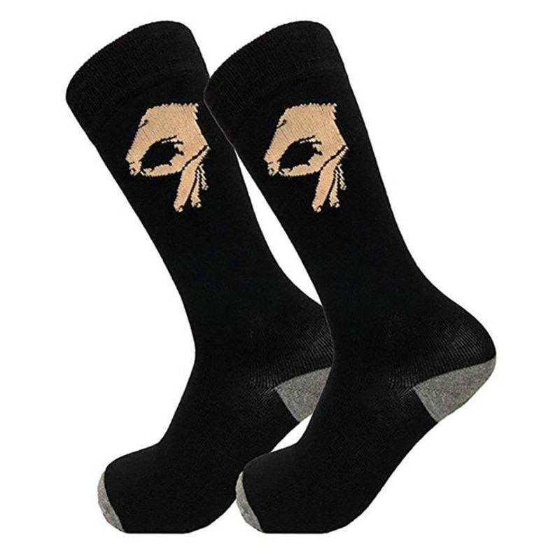 Ok gesture socks cotton socks - Mubimart