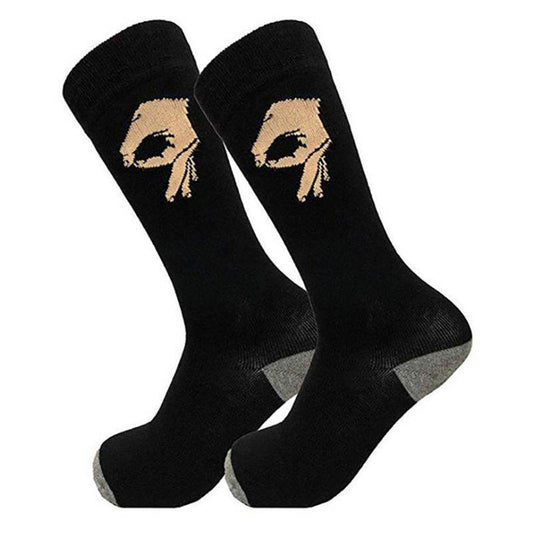 Ok gesture socks cotton socks - Mubimart