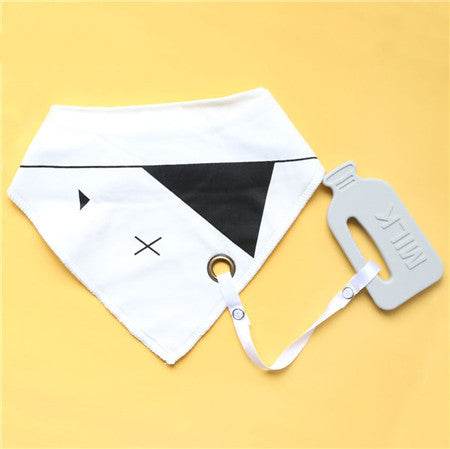 Cotton Bibs Burp Silicone Bib - Mubimart