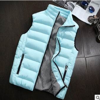 Men's vest fashion slim cotton vest men new men's cotton vest - Mubimart
