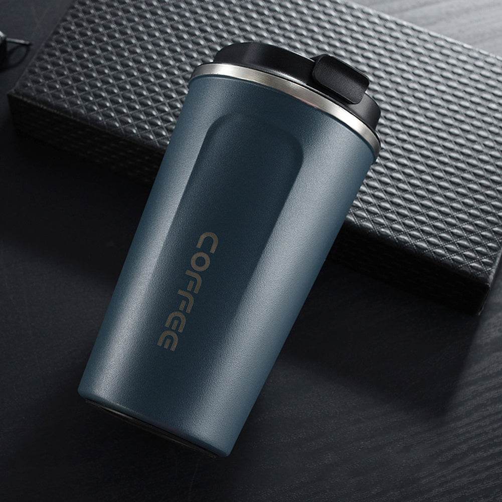 Travel Office Car Stainless Steel Thermal Vacuum Coffee Mug - Mubimart