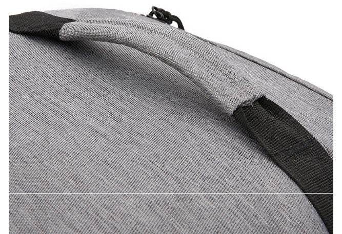 Large-capacity duffel bag men's gym bag waterproof folding cylinder bag - Mubimart