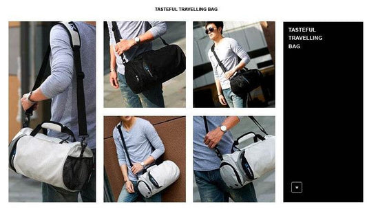 Gym Bag With Shoe Compartment - Mubimart
