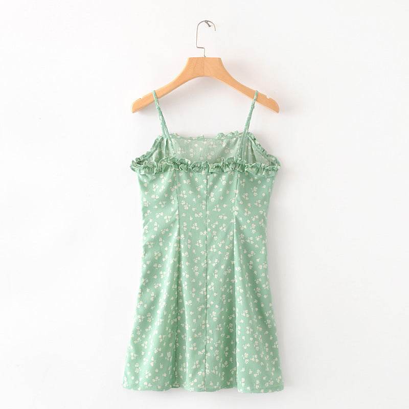 Floral camisole dress - Mubimart