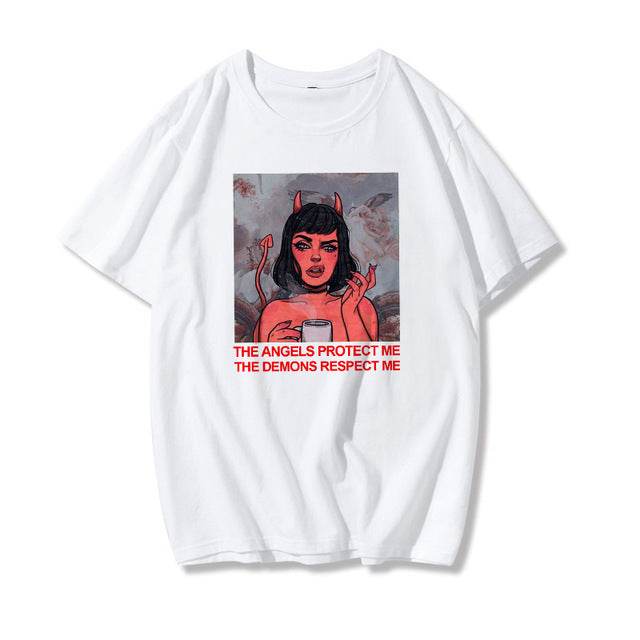 Retro BF Plus Size Loose Top Women's Fashion T-shirt - Mubimart