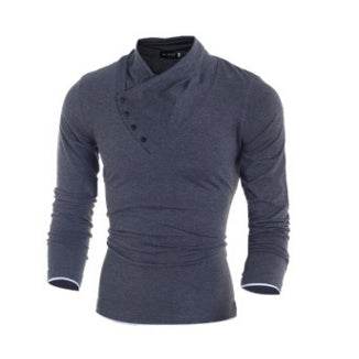 New Autumn Mens Cotton T Shirt - Mubimart