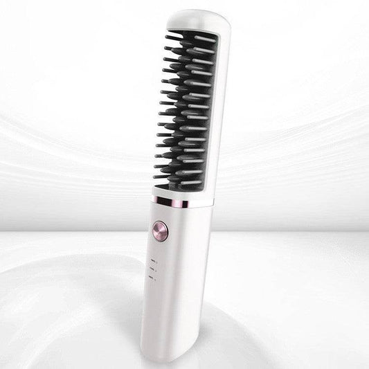 Hair Straightener Hot Rechargeable Heat Hair Straightener - Mubimart