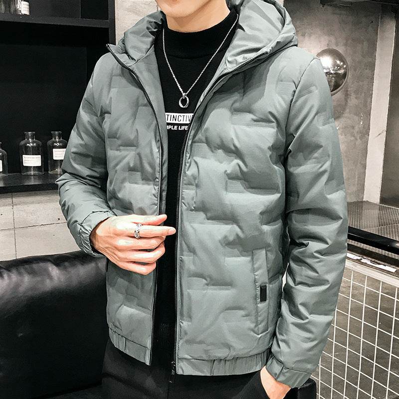 Light and Short Down Jacket for Men - Mubimart