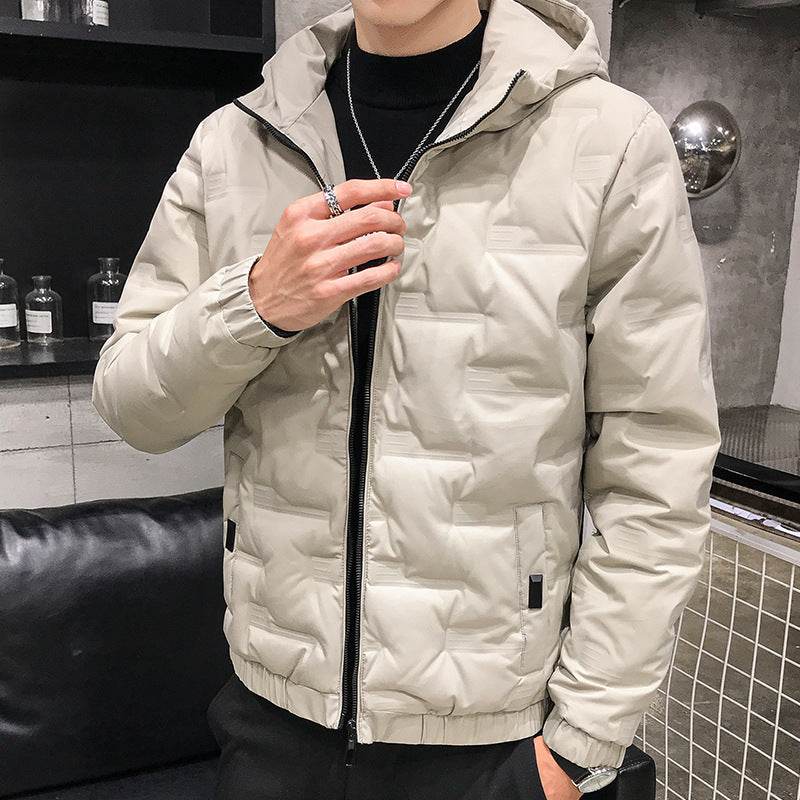 Light and Short Down Jacket for Men - Mubimart