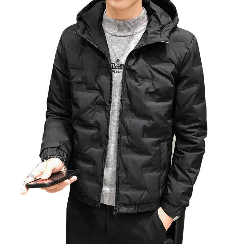 Light and Short Down Jacket for Men - Mubimart