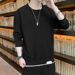 Sweatshirt Men Korean Style Trend Round Neck Fashion