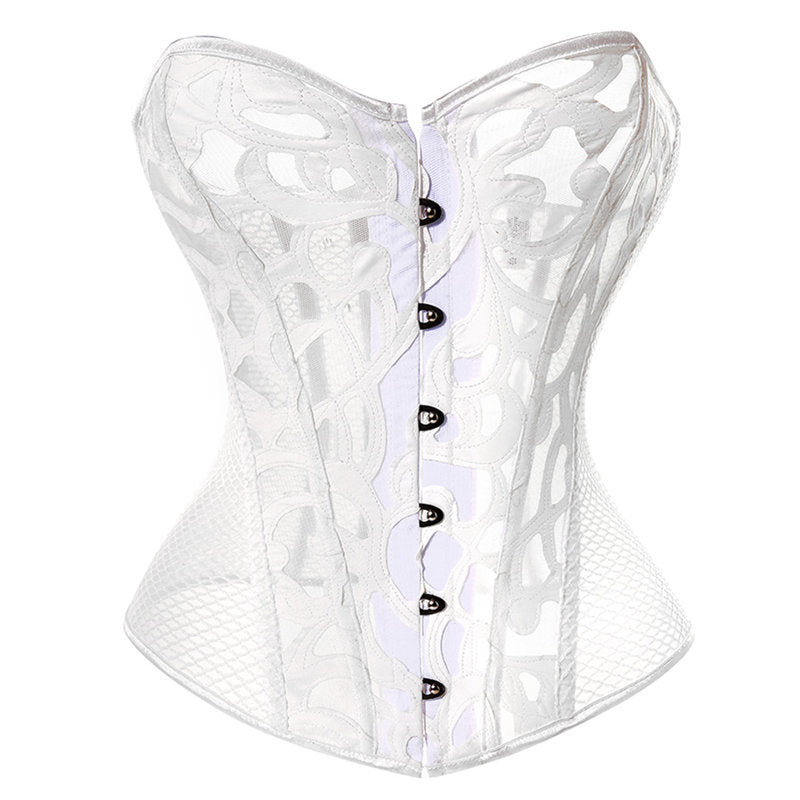 Palace Corset Ladies Corset Sexy Belly Waist Mesh Breathable Corset - Mubimart -  