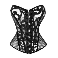 Palace Corset Ladies Corset Sexy Belly Waist Mesh Breathable Corset - Mubimart -  