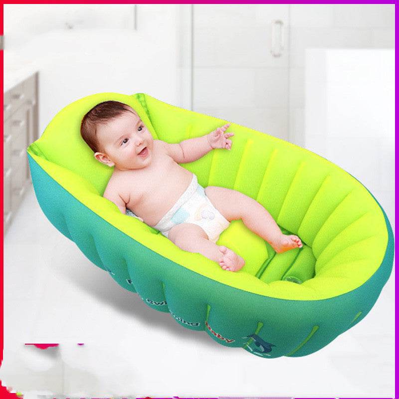 Baby Bath Tub Inflatable Bathtubs Baby Folding Bathtub Flower Bath Tubs Baby Goods for the Newborn - Mubimart