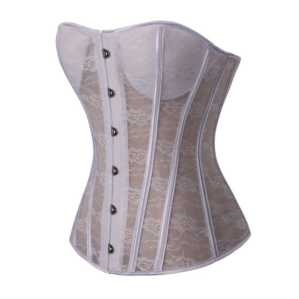 Breast-Supporting Corset, Abdomen Corset, Lace - Mubimart -  