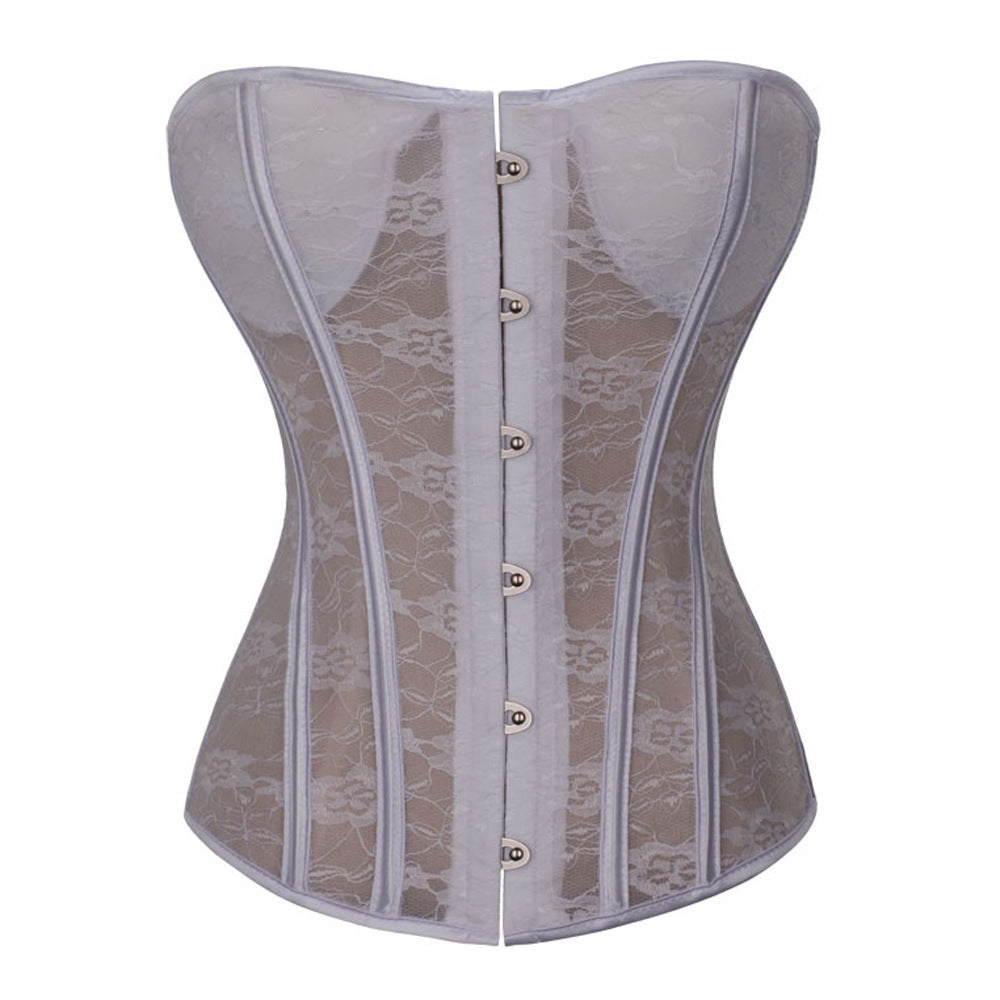 Breast-Supporting Corset, Abdomen Corset, Lace - Mubimart -  