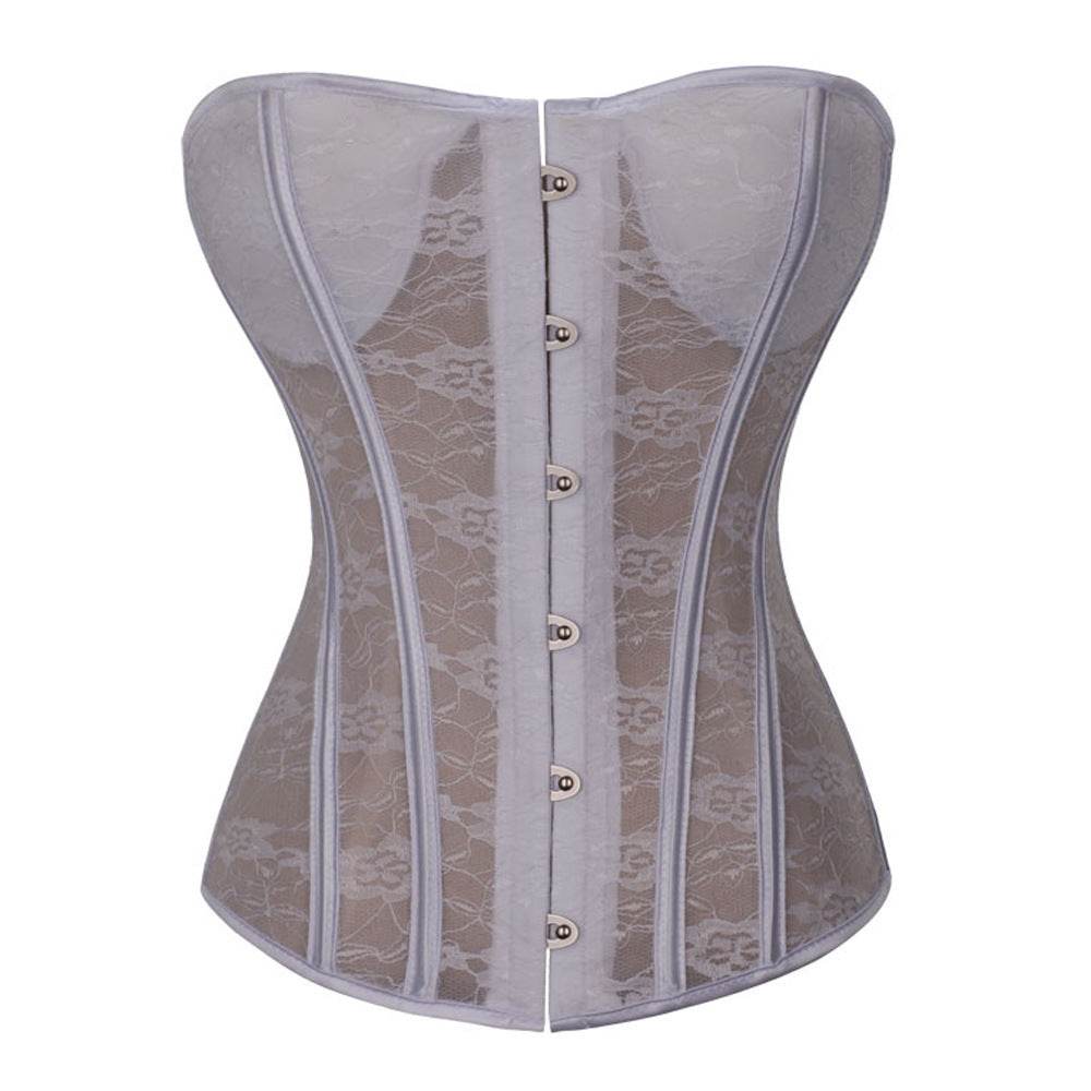Breast-Supporting Corset, Abdomen Corset, Lace - Mubimart