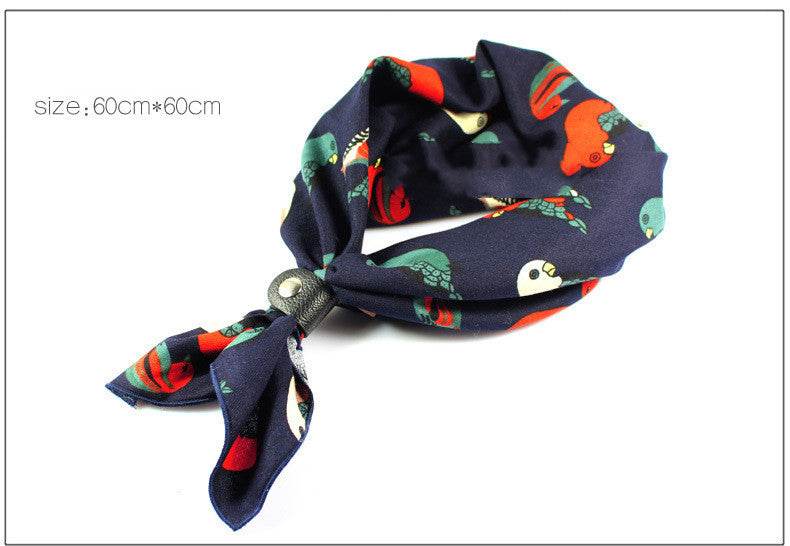 Men's And Women's Scarves Big Square Scarf Retro - Mubimart