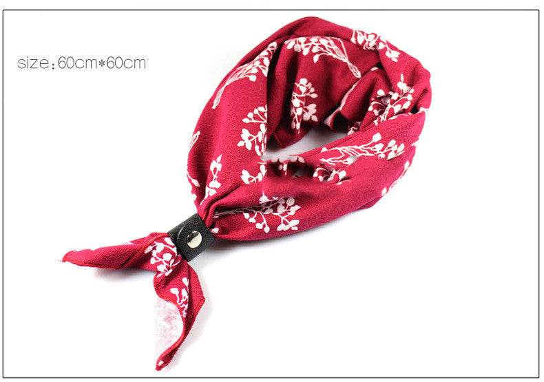 Men's And Women's Scarves Big Square Scarf Retro - Mubimart