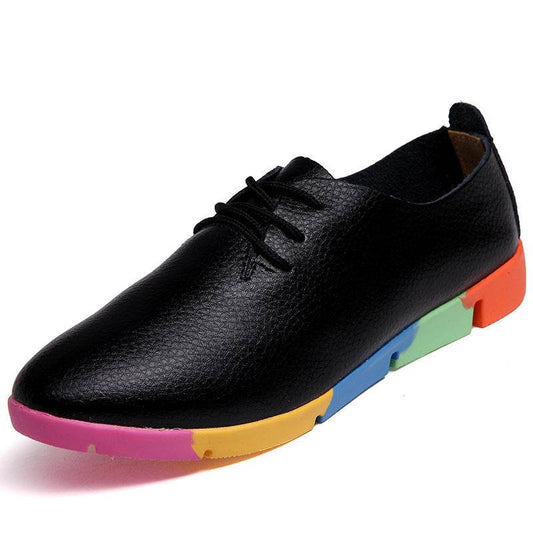 Women's Single Shoes Korean Nurse Shoes Women Casual Shoes White Shoes - Mubimart