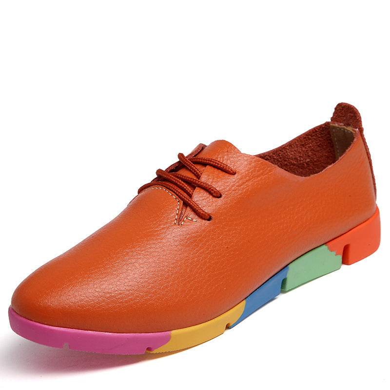 Women's Single Shoes Korean Nurse Shoes Women Casual Shoes White Shoes - Mubimart