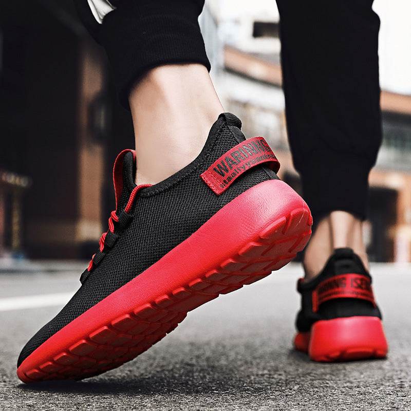 Casual Breathable Sports Shoes Running Shoes Men - Mubimart