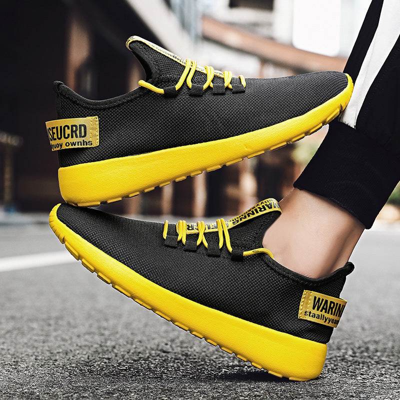 Casual Breathable Sports Shoes Running Shoes Men - Mubimart