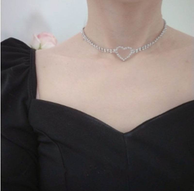 Choker Short Necklace Sweet and Versatile Necklace Women - Mubimart