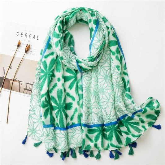 Autumn Scarf for Women Female Scarves Triangle - Mubimart