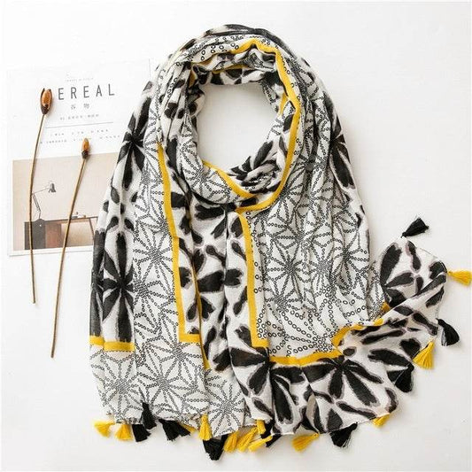 Autumn Scarf for Women Female Scarves Triangle - Mubimart