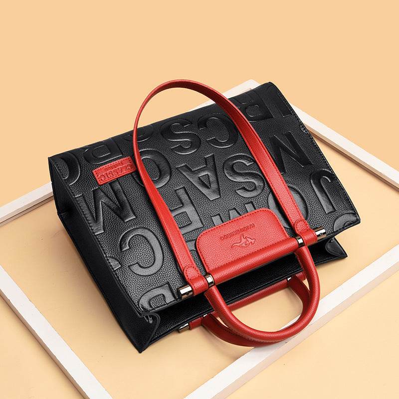 Crossbody Shoulder Bag High-End Printing Large Capacity Handbag Women - Mubimart
