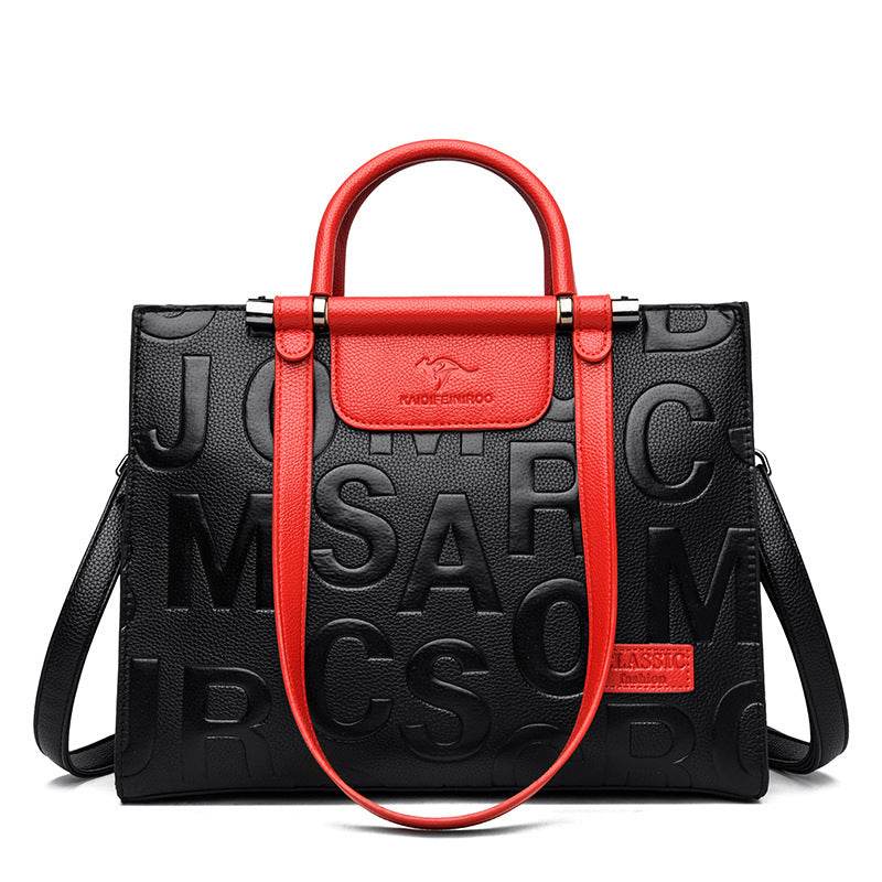 Crossbody Shoulder Bag High-End Printing Large Capacity Handbag Women - Mubimart