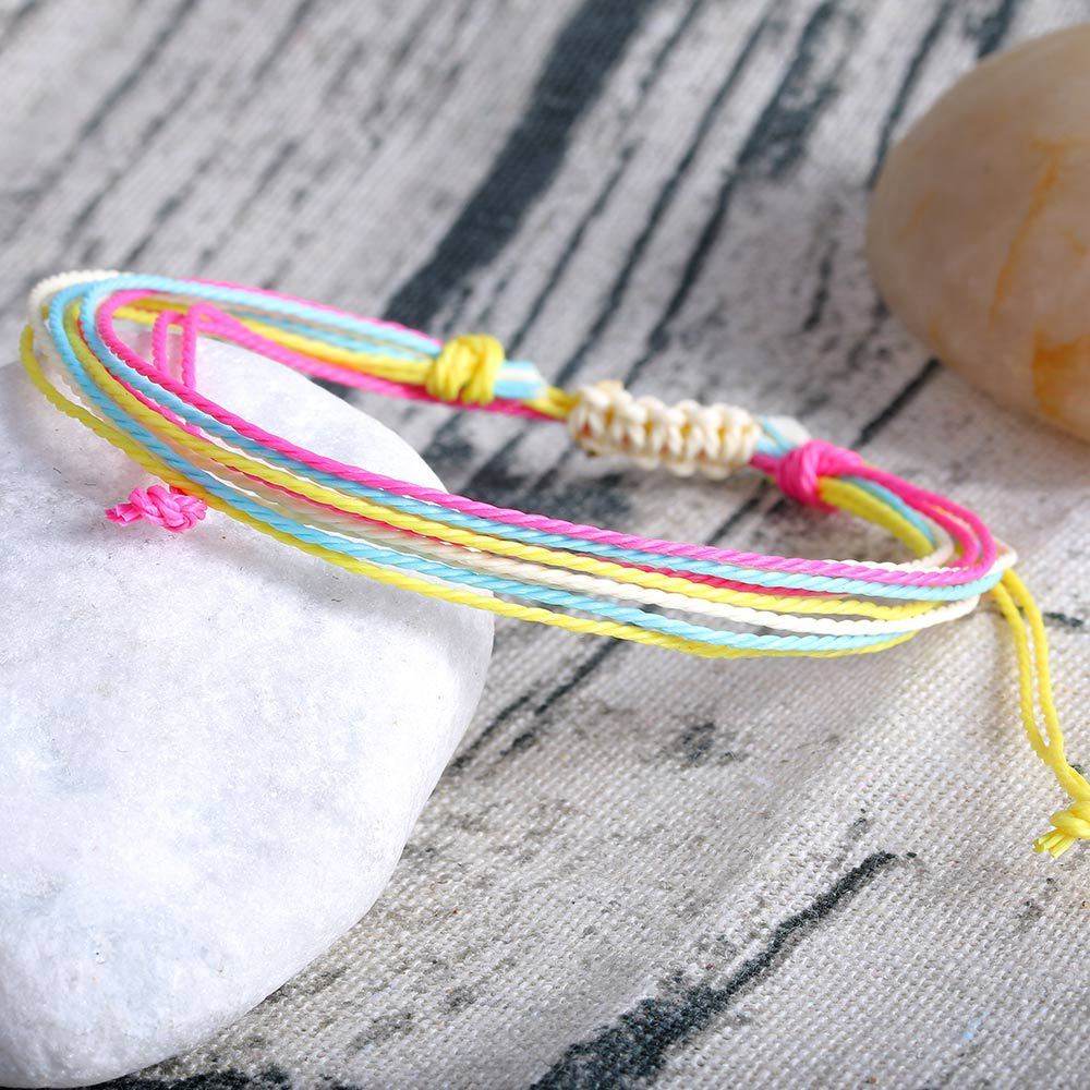 Hand Woven Colorful Bracelet Anklets - Mubimart