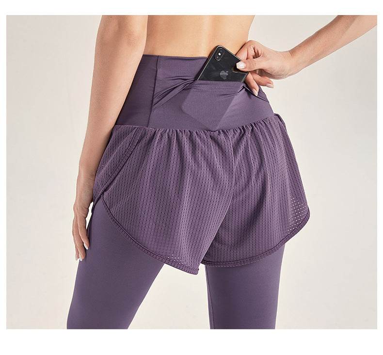 Yoga Fitness Running Sports Shorts Women - Mubimart