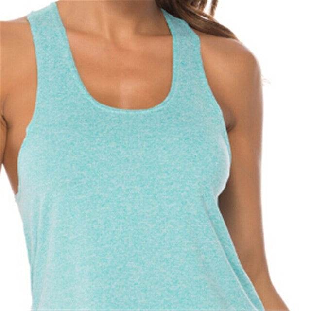 Tank Top Slim Women Crop Sports Sport Bra Yoga Gym Fashion - Mubimart