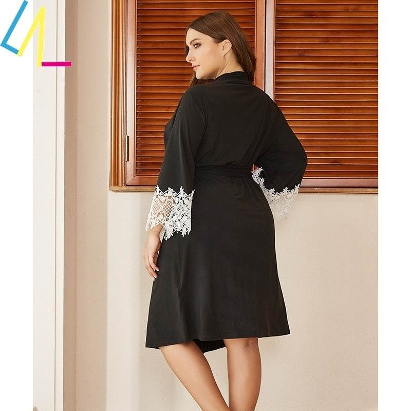 Plus Size Pajamas Women Sleepwear Nightwear Tops Breathable - Mubimart