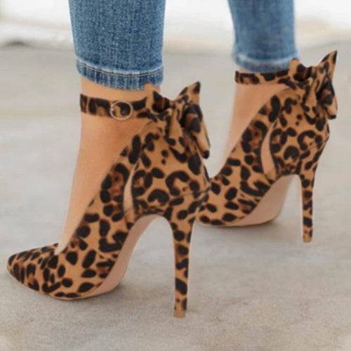 Bow high heels - Mubimart