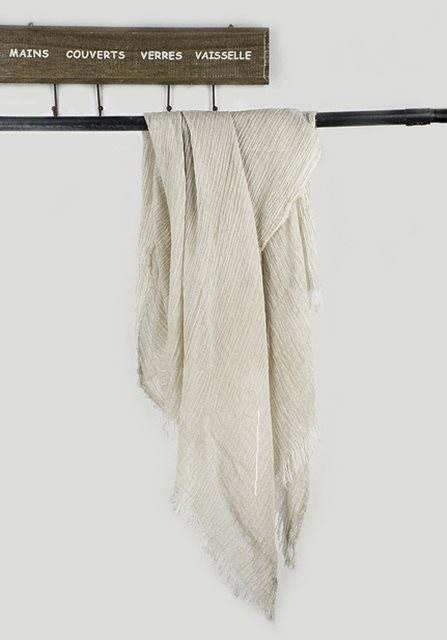 Men Winter Cotton Linen Scarf women Solid Long Scarves Shawl - Mubimart