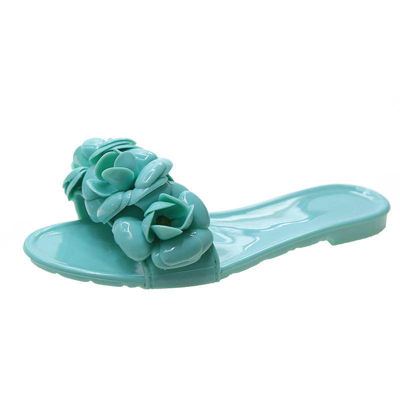 Camellia Jelly Sandals And Slippers Women - Mubimart