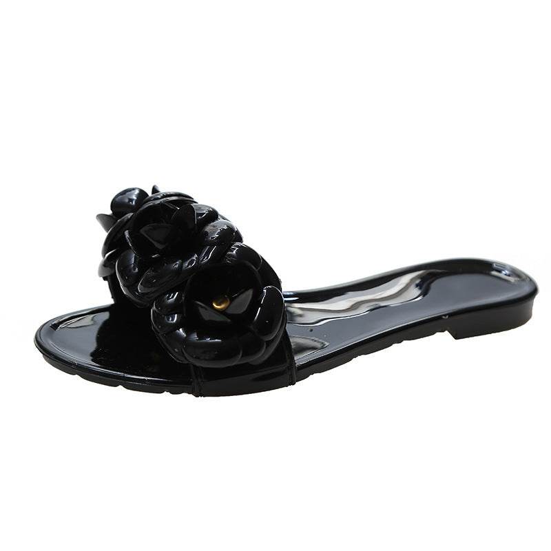 Camellia Jelly Sandals And Slippers Women - Mubimart